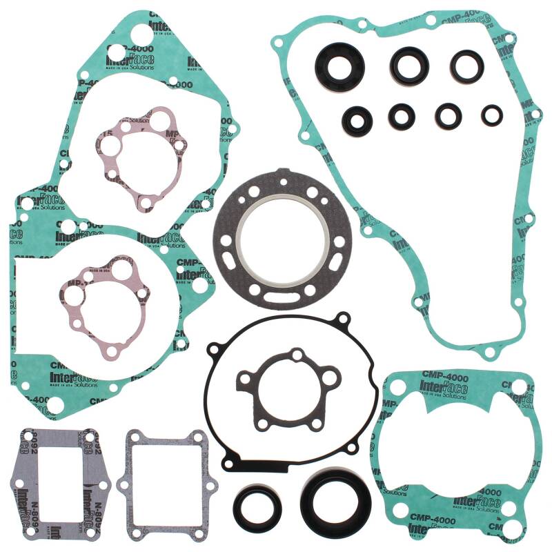 Vertex Pistons 811253 - Vertex Gaskets 1985 Honda CR250R Complete Gasket Kit w/ Oil Seals