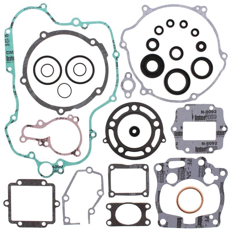 Vertex Pistons 811429 - Vertex Gaskets 01-02 Kawasaki KX125 Complete Gasket Kit w/ Oil Seals Vertex Pistons 811429 - Vertex Gaskets 01-02 Kawasaki KX125 Complete Gasket Kit w/ Oil Seals