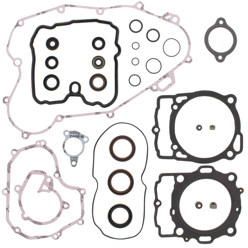 Vertex Pistons 811342 - Vertex Gaskets 09-11 KTM EXC 400 Complete Gasket Kit w/ Oil Seals
