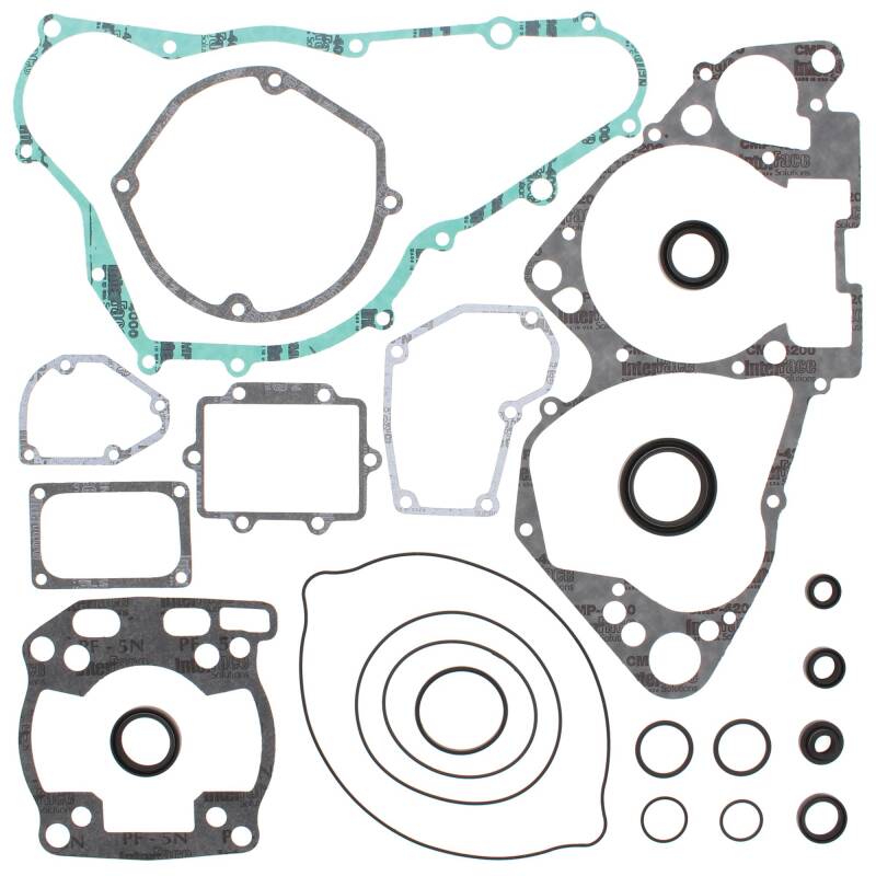 Vertex Pistons 811582 - Vertex Gaskets 99-00 Suzuki RM250 Complete Gasket Kit w/ Oil Seals