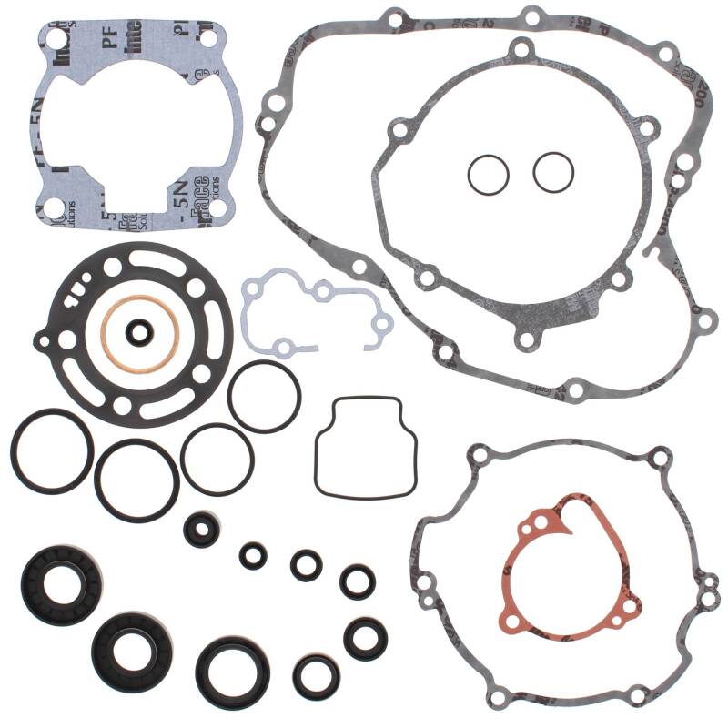 Vertex Pistons 811411 - Vertex Gaskets 98-05 Kawasaki KX100 Complete Gasket Kit w/ Oil Seals Vertex Pistons 811411 - Vertex Gaskets 98-05 Kawasaki KX100 Complete Gasket Kit w/ Oil Seals