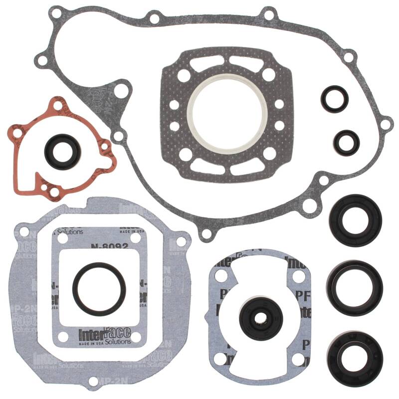 Vertex Pistons 811610 - Vertex Gaskets 1983 Yamaha YZ80 Complete Gasket Kit w/ Oil Seals
