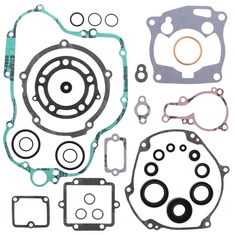 Vertex Pistons 811424 - Vertex Gaskets 92-93 Kawasaki KX125 Complete Gasket Kit w/ Oil Seals Vertex Pistons 811424 - Vertex Gaskets 92-93 Kawasaki KX125 Complete Gasket Kit w/ Oil Seals