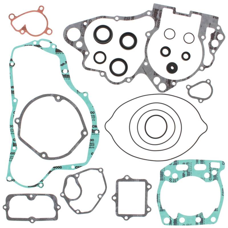 Vertex Pistons 811593 - Vertex Gaskets 06-08 Suzuki RM250 Complete Gasket Kit w/ Oil Seals