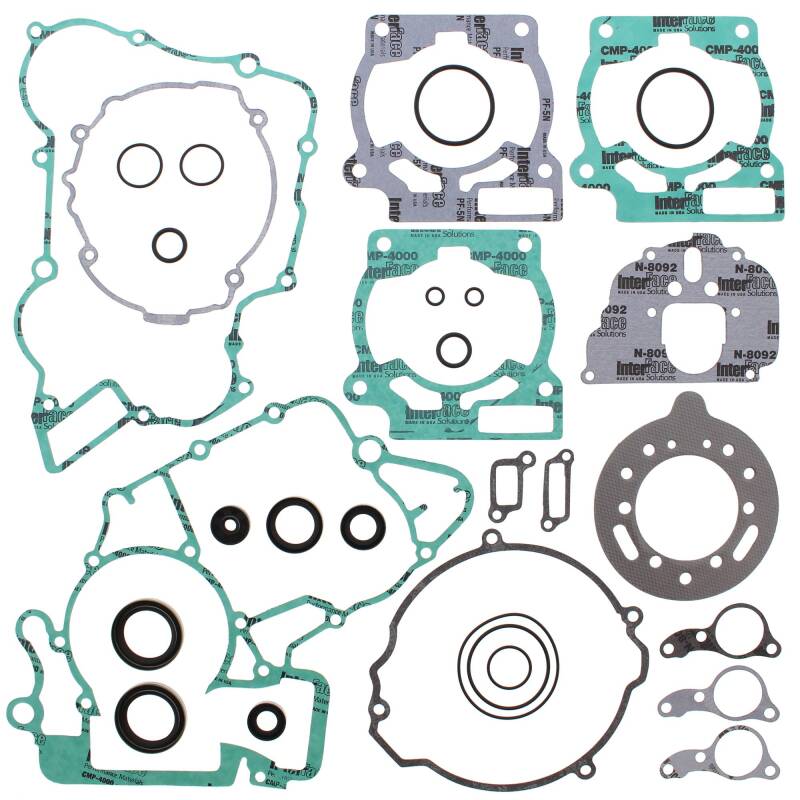 Vertex Pistons 811304 - Vertex Gaskets 98-01 KTM EXC 125 Complete Gasket Kit w/ Oil Seals