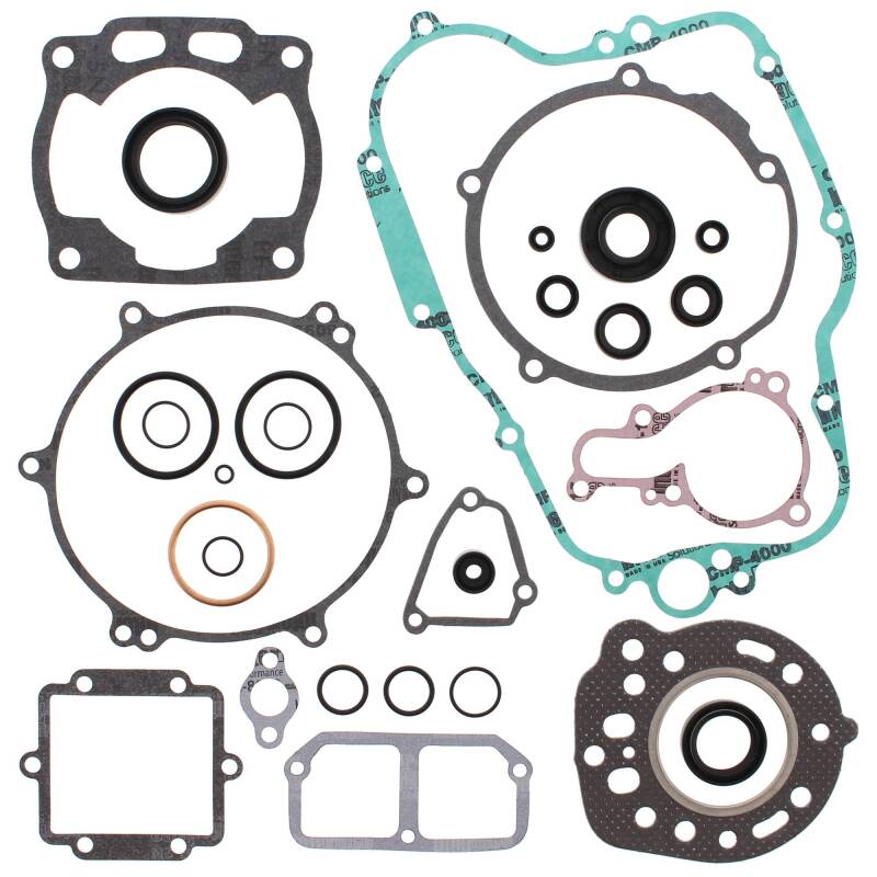 Vertex Pistons 811422 - Vertex Gaskets 1989 Kawasaki KX125 Complete Gasket Kit w/ Oil Seals Vertex Pistons 811422 - Vertex Gaskets 1989 Kawasaki KX125 Complete Gasket Kit w/ Oil Seals