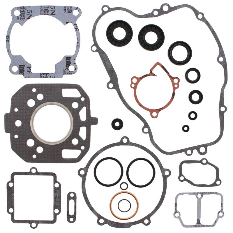 Vertex Pistons 811421 - Vertex Gaskets 1987 Kawasaki KX125 Complete Gasket Kit w/ Oil Seals Vertex Pistons 811421 - Vertex Gaskets 1987 Kawasaki KX125 Complete Gasket Kit w/ Oil Seals
