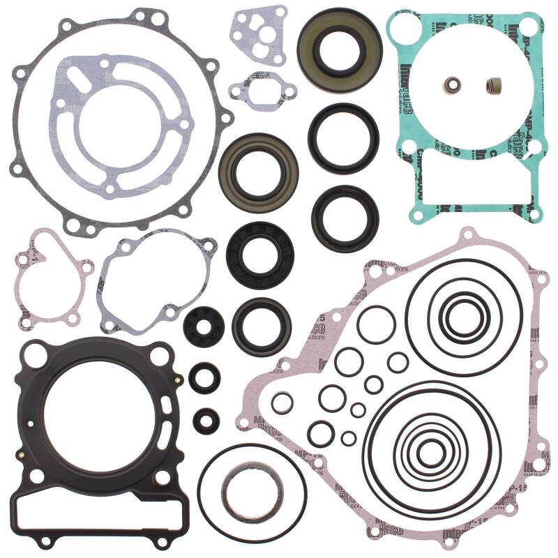 Vertex Pistons 811875 - Vertex Gaskets 07-08 Yamaha YFM400 Grizzly IRS Complete Gasket Kit w/ Oil Seals Vertex Pistons 811875 - Vertex Gaskets 07-08 Yamaha YFM400 Grizzly IRS Complete Gasket Kit w/ Oil Seals