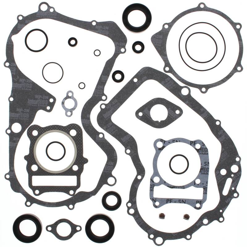 Vertex Pistons 811826 - Vertex Gaskets 98-04 Arctic Cat 300 2x4 Complete Gasket Kit w/ Oil Seals