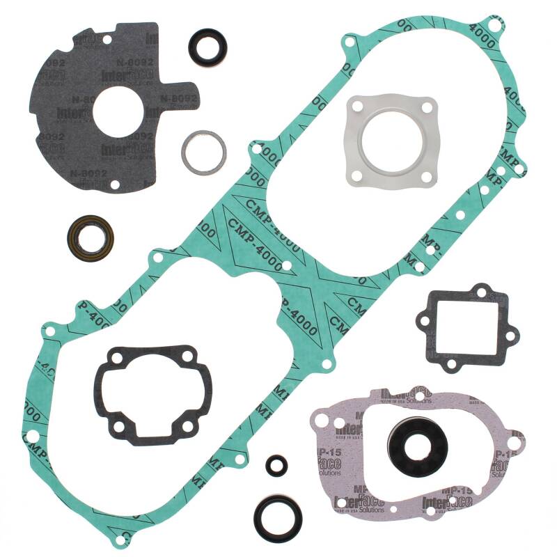Vertex Pistons 811857 - Vertex Gaskets 04-05 Arctic Cat 50 Y-6 Complete Gasket Kit w/ Oil Seals