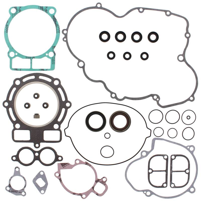 Vertex Pistons 811930 - Vertex Gaskets 08-09 KTM XC 450 ATV Complete Gasket Kit w/ Oil Seals
