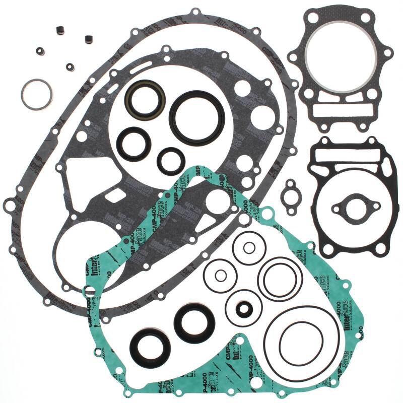 Vertex Pistons 811932 - Vertex Gaskets 08-15 Suzuki LT-A400F 4WD King Quad Complete Gasket Kit w/ Oil Seals