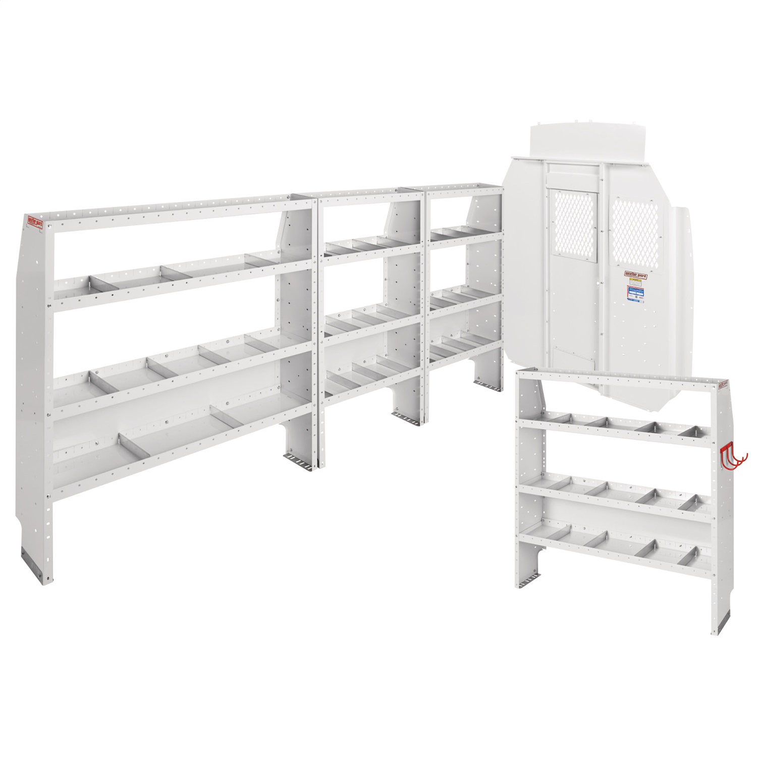 WEATHER GUARD 600-8450L - Commercial Shelving Van Package