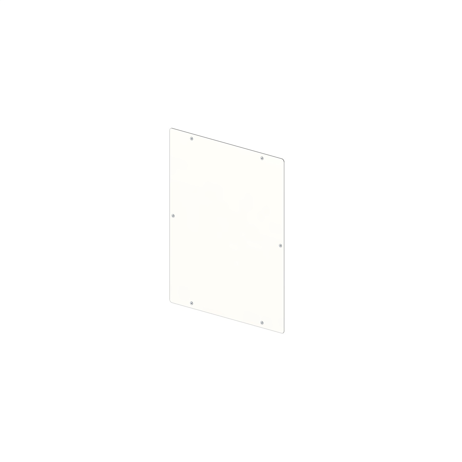 WEATHER GUARD 96903-3-01 - Bulkhead Panel; Accessories; Solid; Adapter Kit; 0.4 ft.; Depth 0.125 in.; Height 20 in.; Width 15 in.; White; Steel;