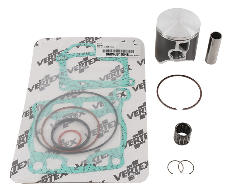 Vertex Pistons VTK22652B - Vertex Piston 00-03 Suzuki RM 125 125cc Top End Piston Kit Vertex Pistons VTK22652B - Vertex Piston 00-03 Suzuki RM 125 125cc Top End Piston Kit