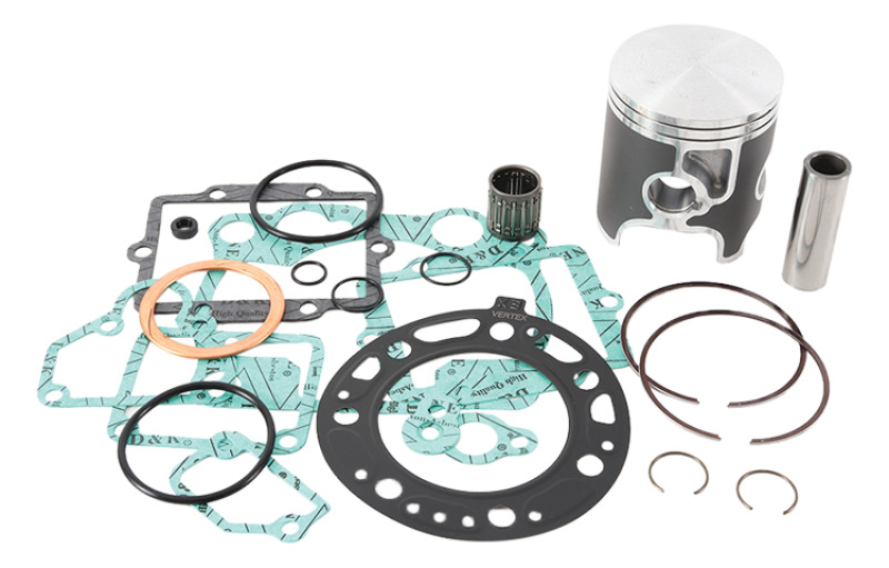 Vertex Pistons VTK22521B - Vertex Piston 98-01 Kawasaki KX 250 250cc Cast Replica Top End Piston Kit