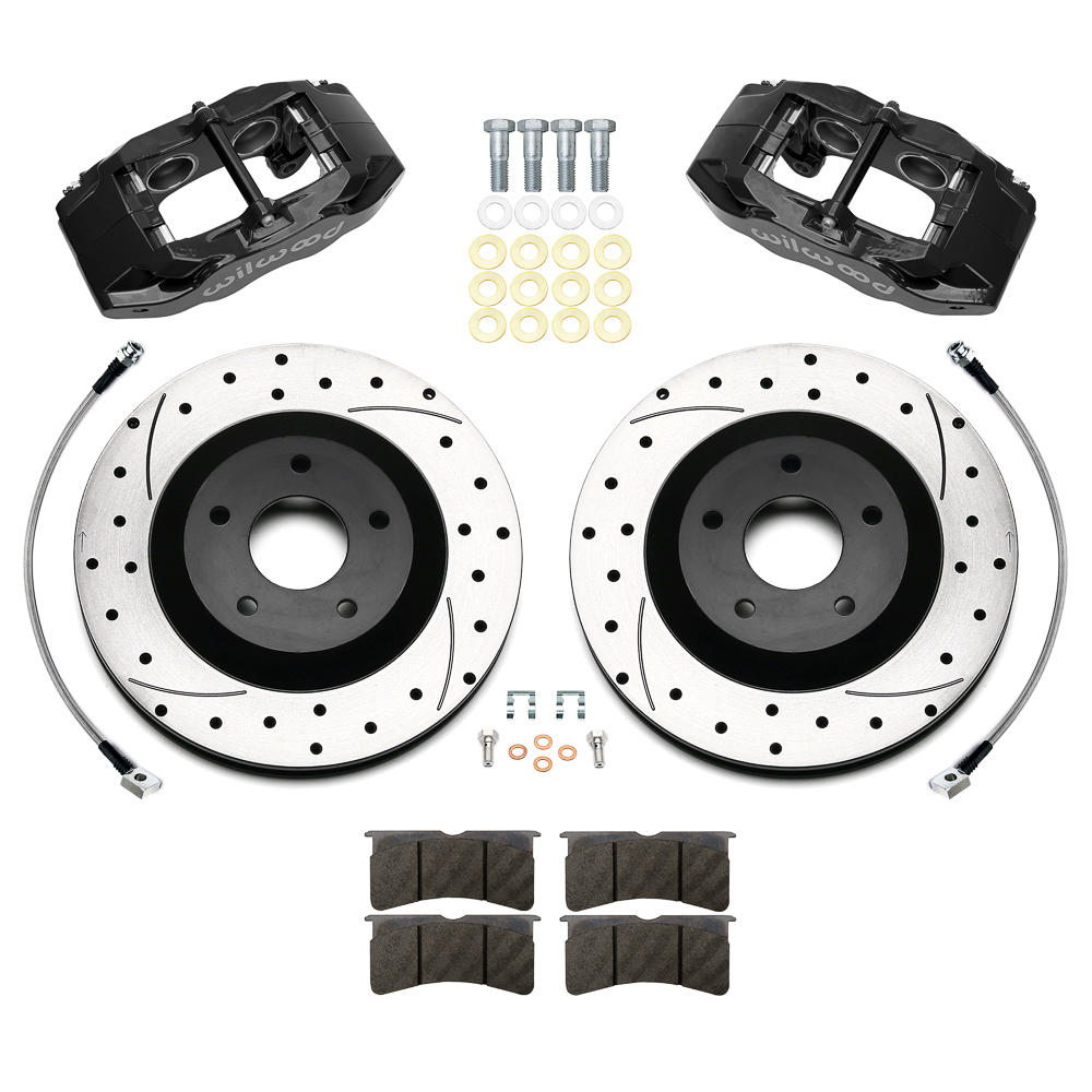 Wilwood 140-17669-D - 97-04 Chevy Corvette All C5 Front SLC56 Brake Kit