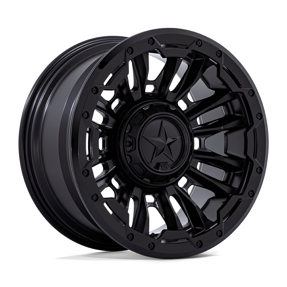 XD Wheels XD870MX20903520 - Xd870 Bomber 20X9 Matte Black W/ Gloss Black Ring
