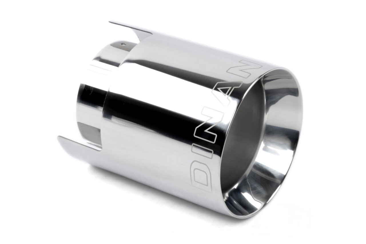 Dinan D663-0645-BOX - Double-Walled 4.5" Clamp-On Exhaust Tip (Polished)