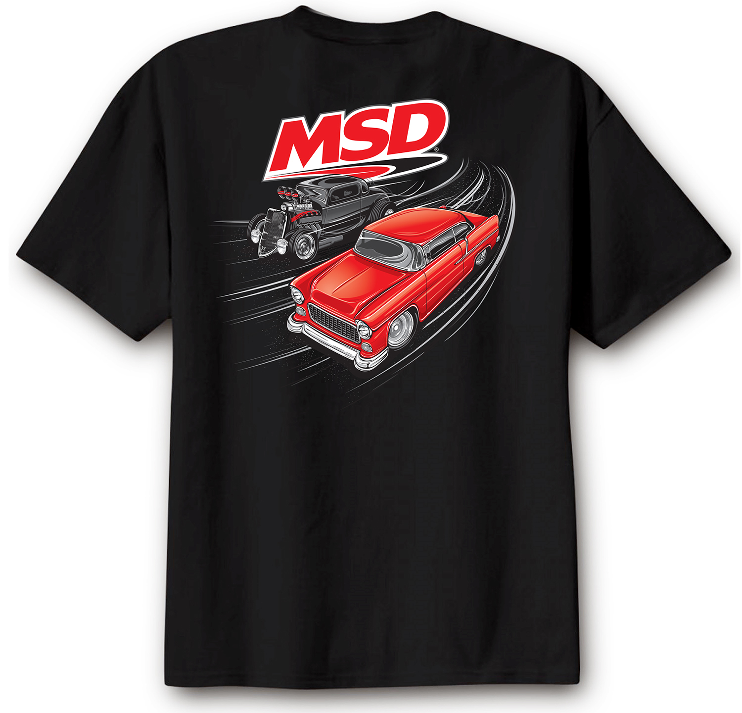 MSD 95136 - T-Shirt;  Street Racer; Black; XL;