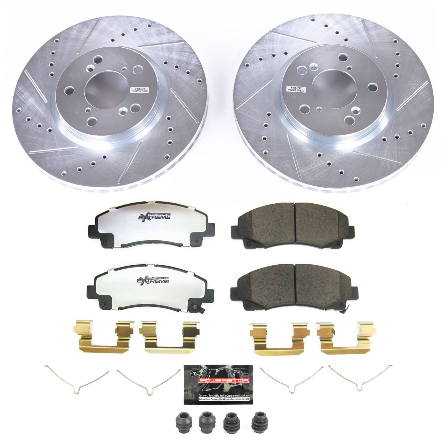 PowerStop K5939-26 - Power Stop 12-14 Honda Ridgeline Front Z26 Street Brake Kit
