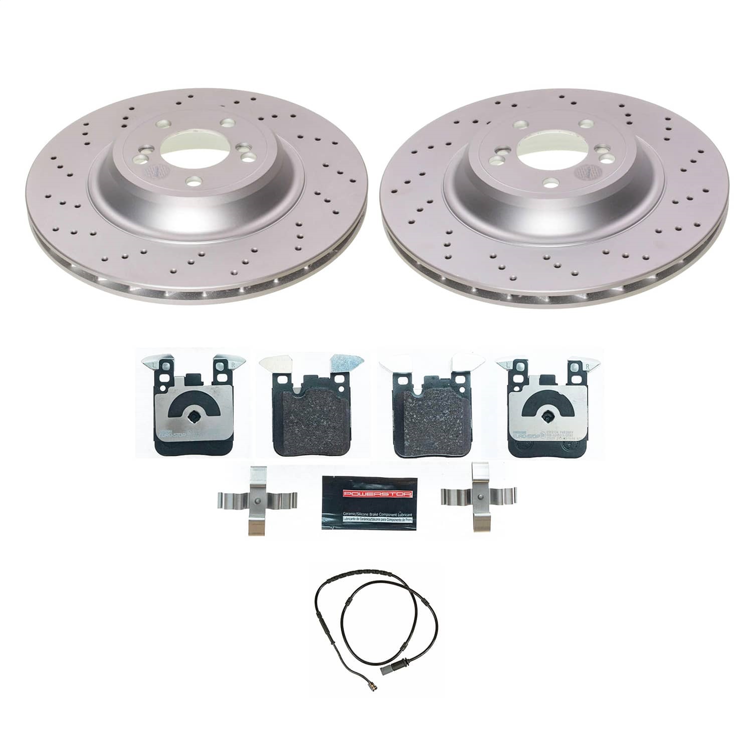 PowerStop ESK7019 - Power Stop 16-18 BMW M2 Rear Eurostop Brake Kit