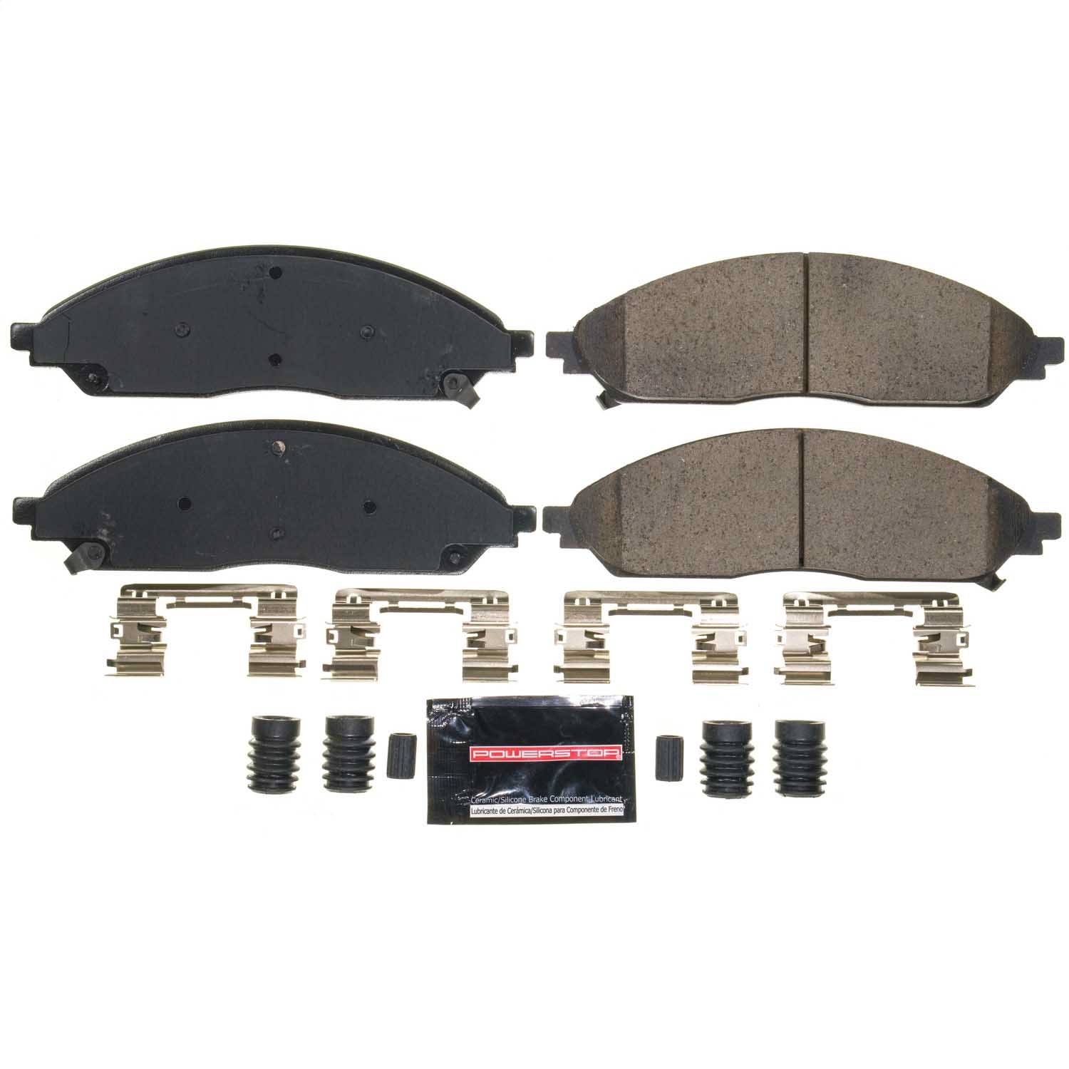 PowerStop Z23-2402 - Power Stop 20-23 Chrysler Pacifica Front Z23 Evo Sport Brake Pads w/Hardware PowerStop Z23-2402 - Power Stop 20-23 Chrysler Pacifica Front Z23 Evo Sport Brake Pads w/Hardware
