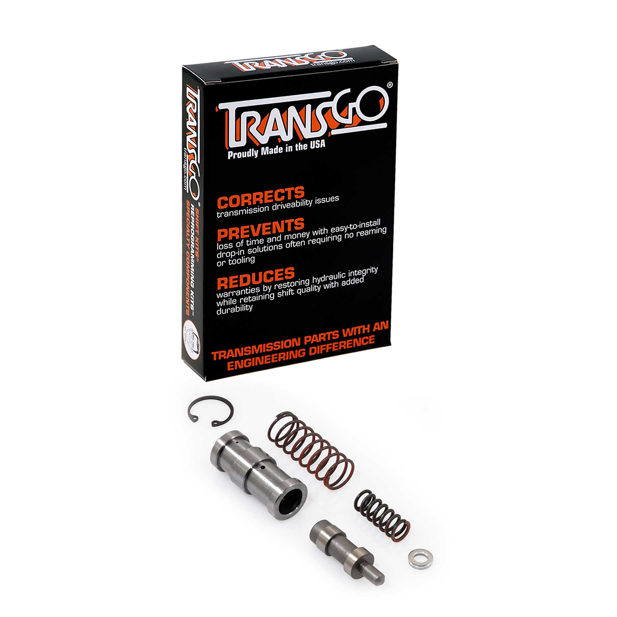 Trans Go Performance 4L60E-BOOST - 4L60E High performance/Heavy duty boost valve kit .500 Diameter