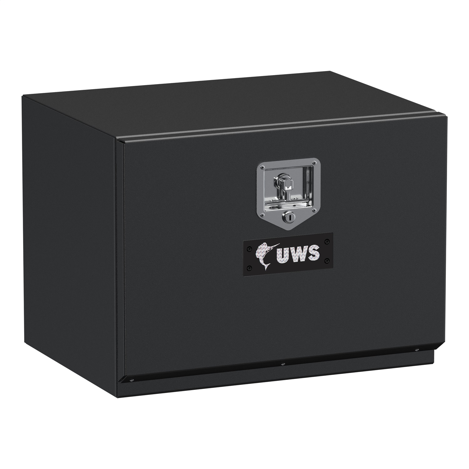 UWS ST-TBUB-24-MB - Matte Black Steel 24" Single-Door Underbody Tool Box