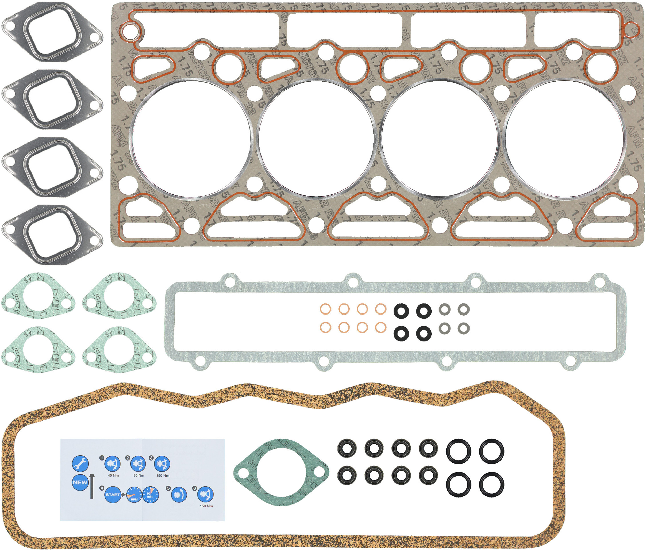 Victor Reinz 02-25800-03 - Engine Cylinder Head Gasket Set