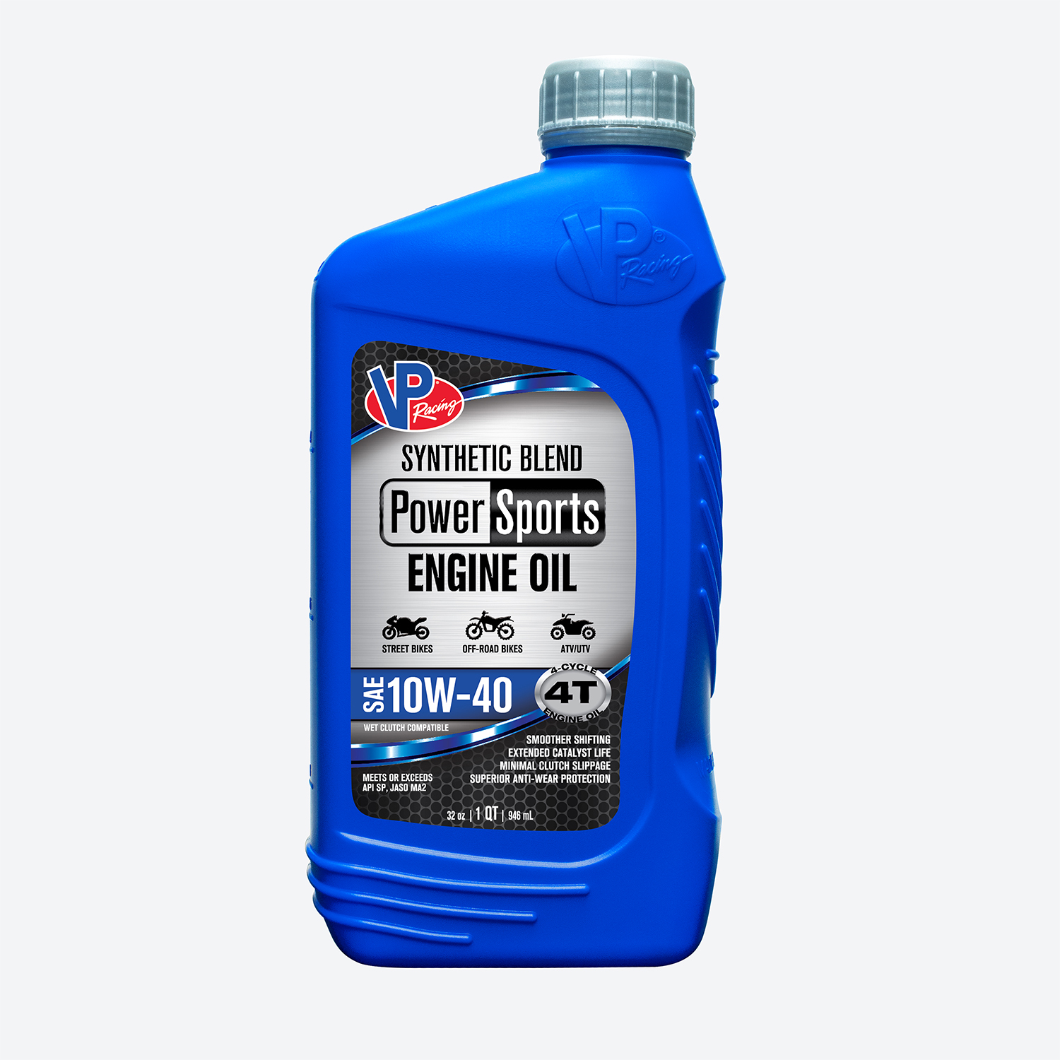 VP Racing Fuels 2935 - VP POWERSPORTS 4T SYNTHETIC BLEND SAE 10W-40 QT VP Racing Fuels 2935 - VP POWERSPORTS 4T SYNTHETIC BLEND SAE 10W-40 QT