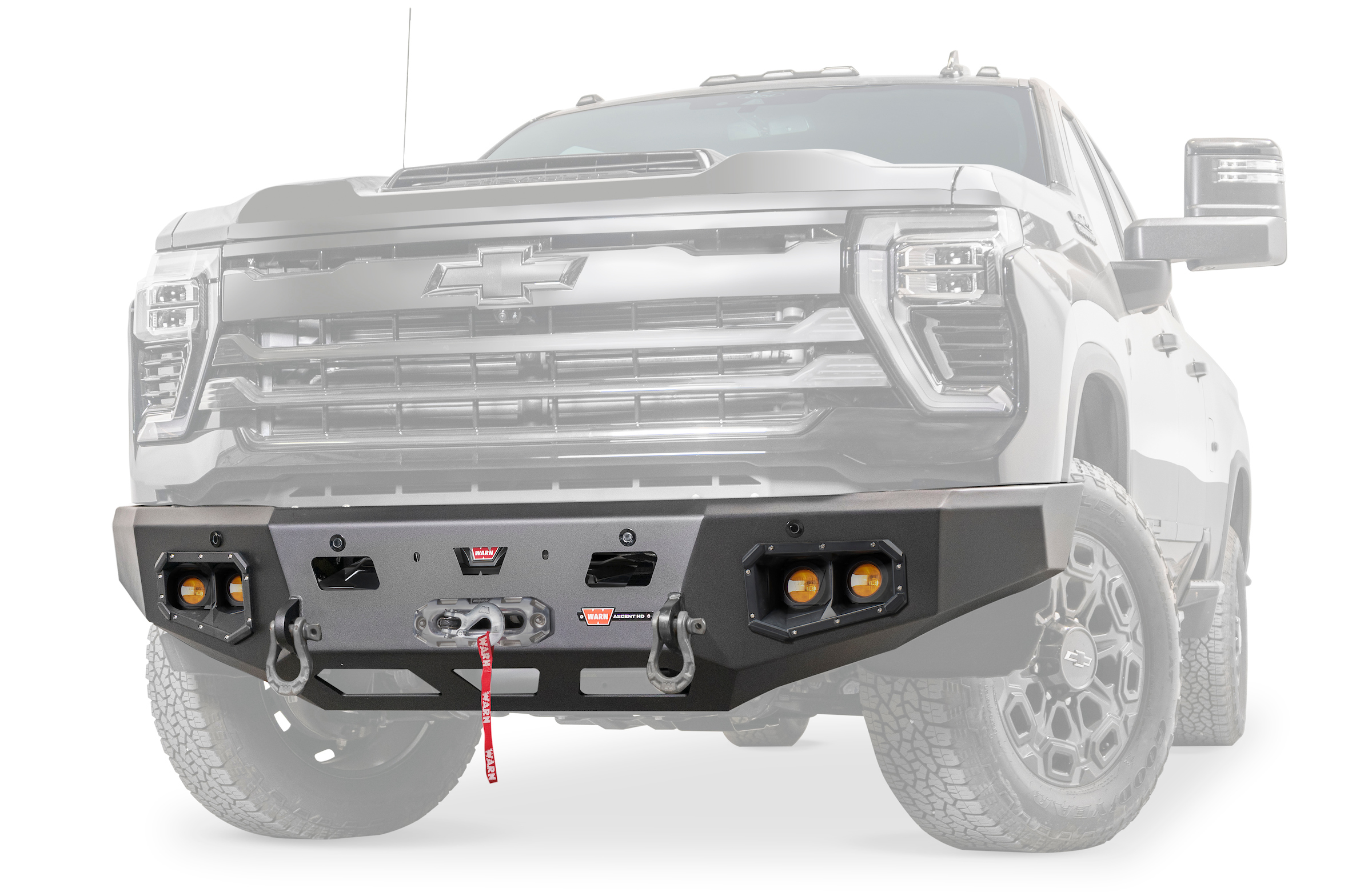 Warn 110912 - ASCENT HD BUMPER SILVERADO HD WITH PRERUNNER GUARD Warn 110912 - ASCENT HD BUMPER SILVERADO HD WITH PRERUNNER GUARD
