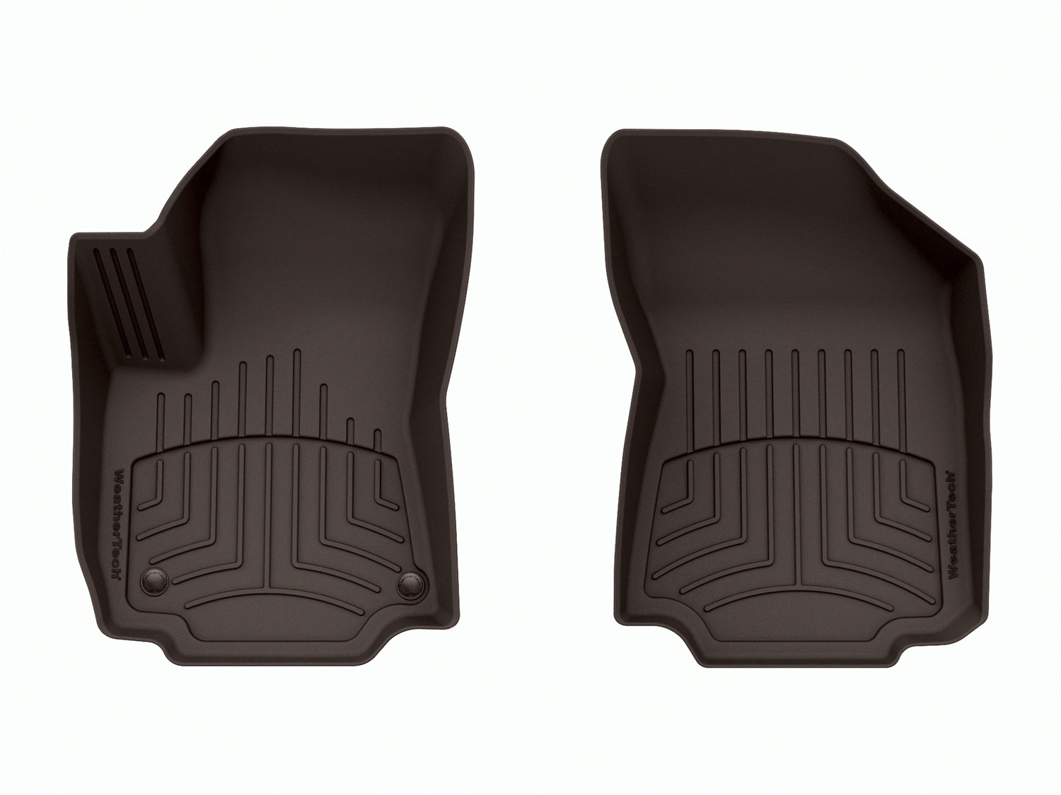 Weathertech 4712341IM - FloorLiner™ HP; Cocoa; Front;