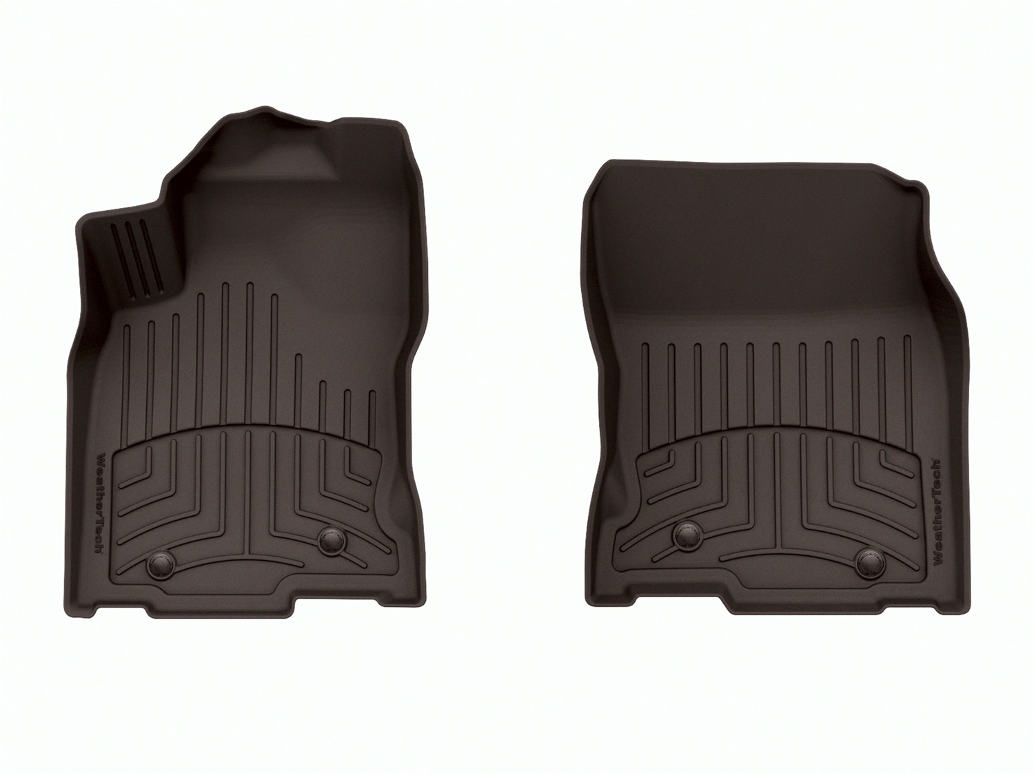 Weathertech 477491IM - FloorLiner™ HP; Cocoa; Front;