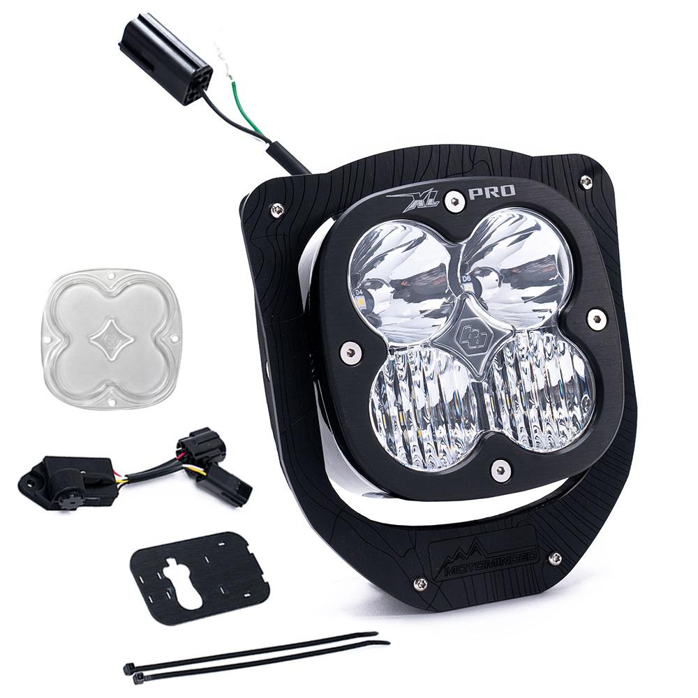 Baja Designs 507111 - Husqvarna XL Pro D/C Headlight Kit w/ Dimmer 2024 FE 350S FE 501S FE350W FE 501W FE 450 TE 150 TE 250 TE 300 Driving Combo Clear