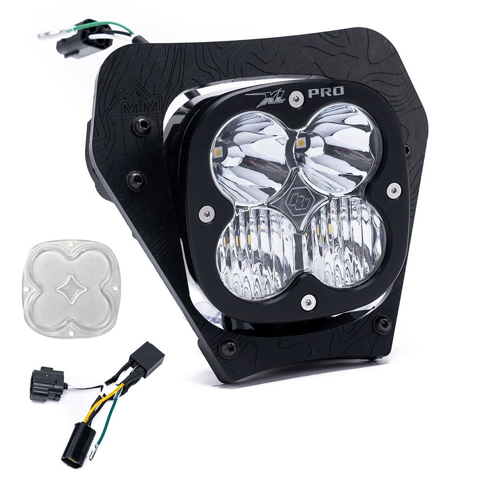 Baja Designs 507105 - KTM XL Pro D/C Headlight Kit w/ Hi-Low Harness 2024 350 EXC-F 500 EXC-F Spot Clear