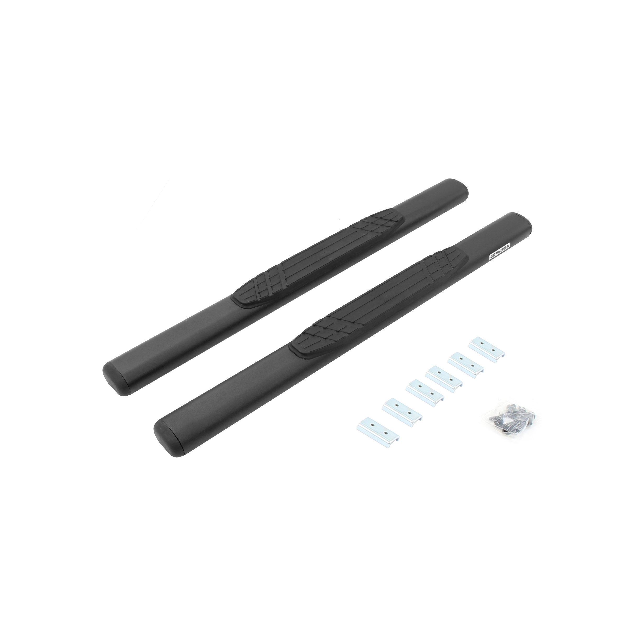 Big Country 3940520 - Truck Accessories  - 4" WIDESIDER Side Bars - BARS ONLY - Textured Black
