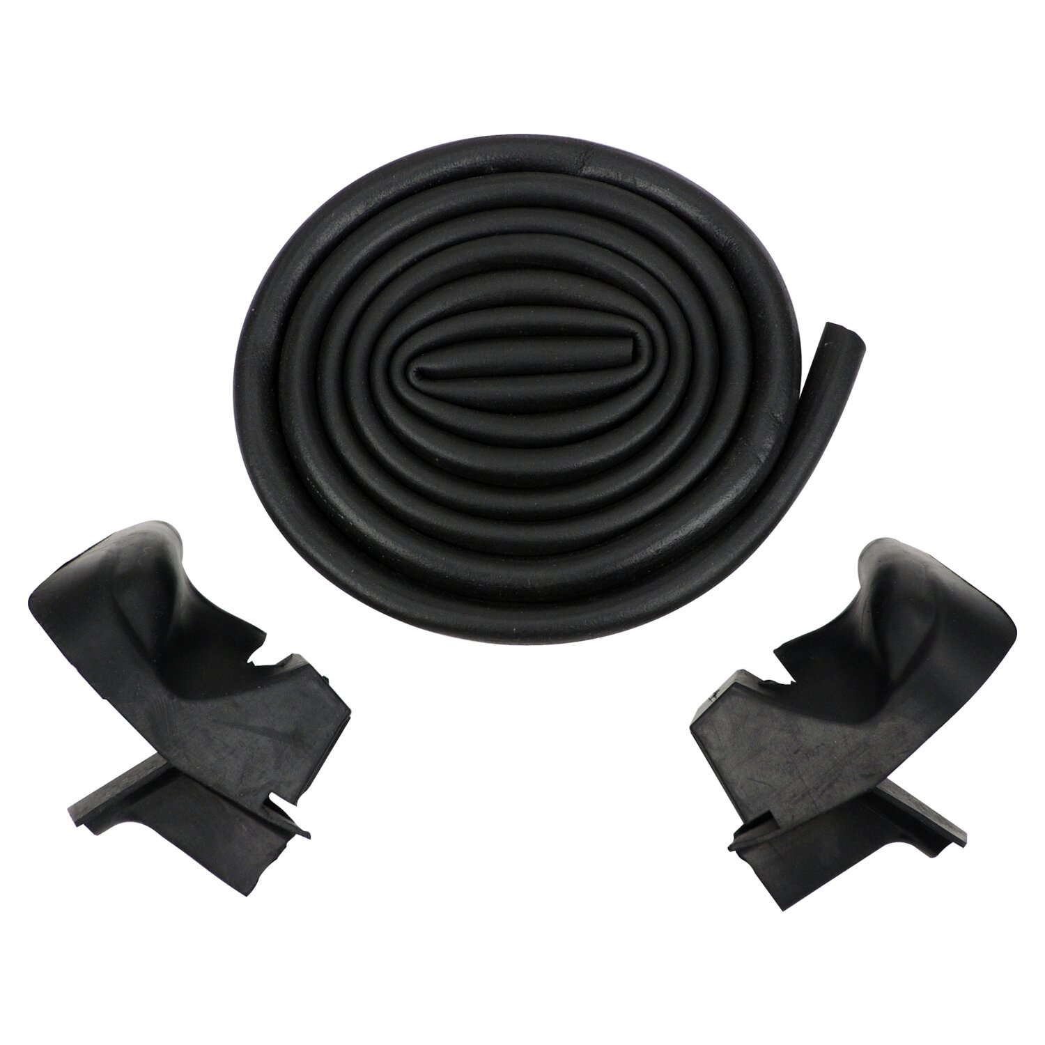 Crown Automotive Jeep Replacement 55052607K - Windshield Frame to Hard Top Weatherstrip Kit for 76-95 Jeep CJs, YJ w/ Hardtop