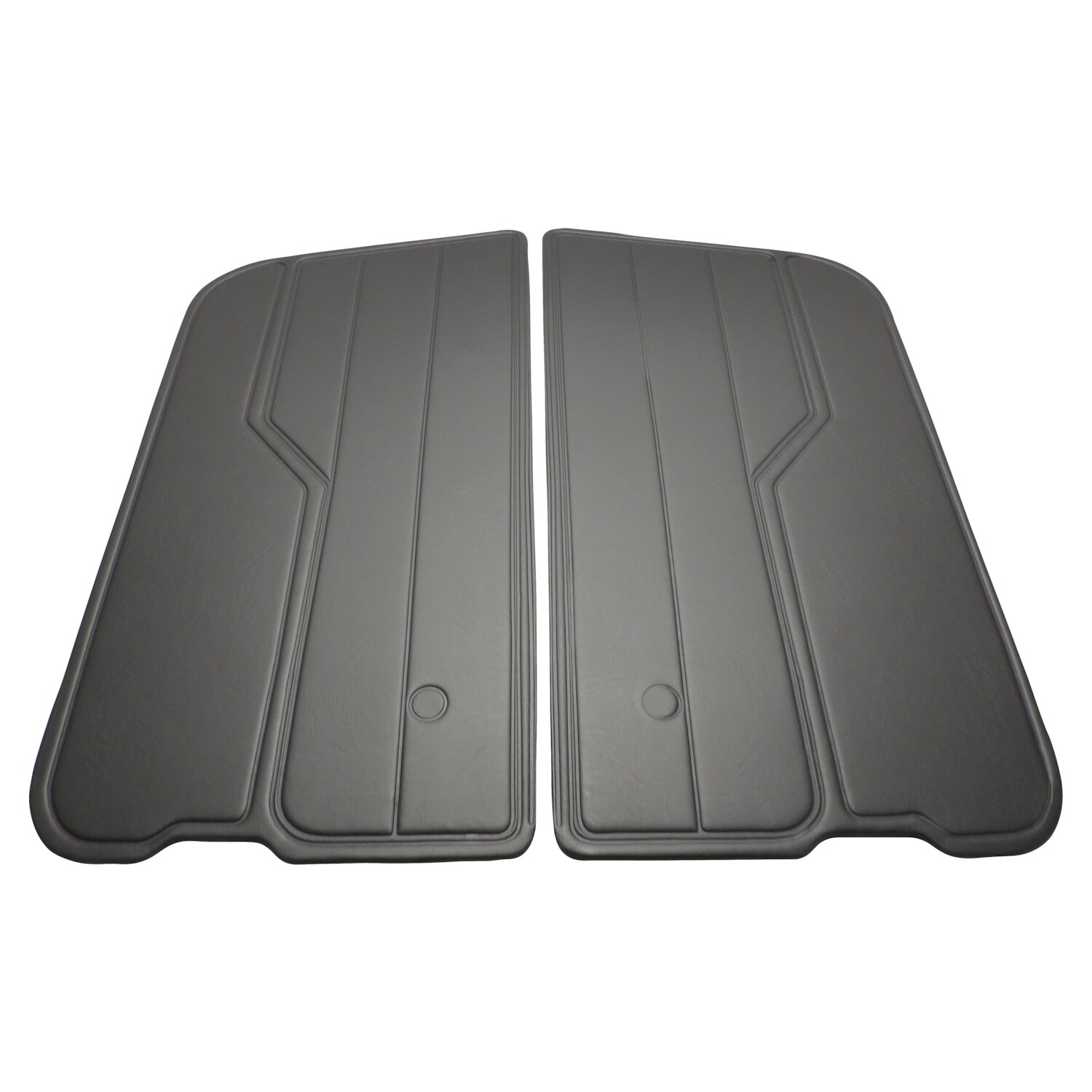 Crown Automotive Jeep Replacement 55016288K - Charcoal Door Panel Set for 82-95 CJ-7, CJ-8, & YJ Wrangler w/ Full Steel Doors