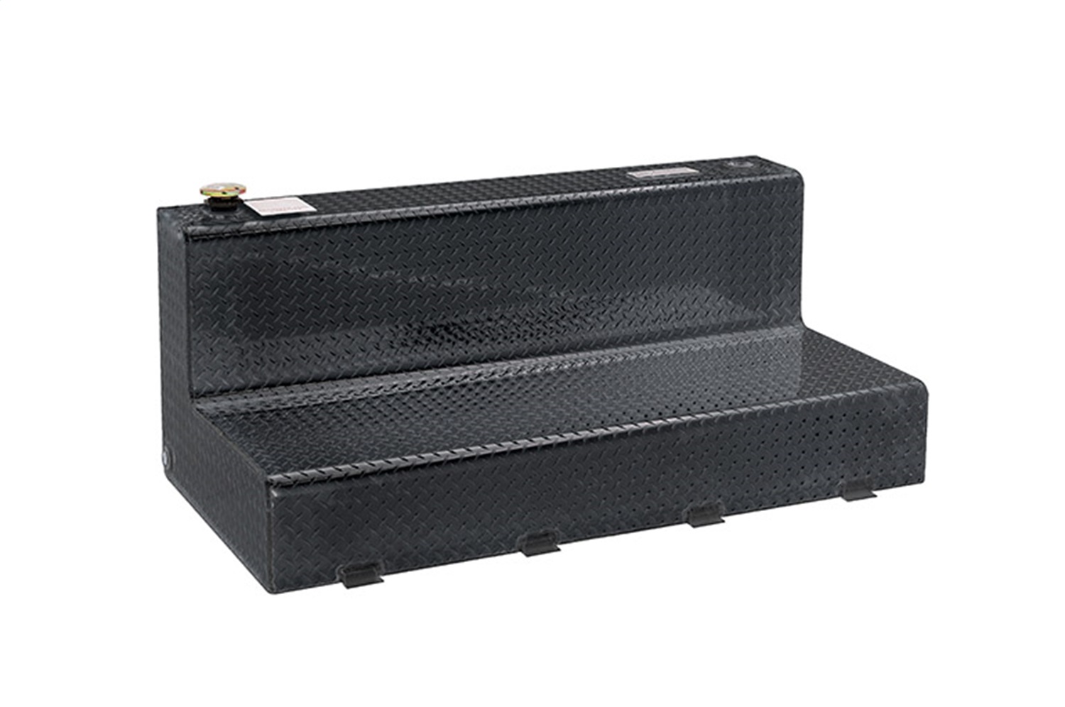 DEE ZEE DZ92756B - Deezee Universal Tanks - L-Shape Black Tread Aluminum (111 Gal)
