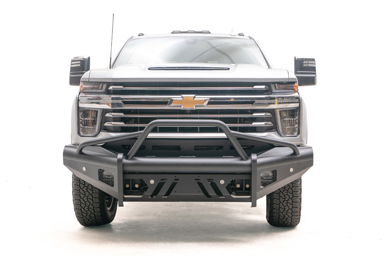 Fab Fours CH20-Q4961-1 - Elite Front Bumper; w/Tow Hooks; Steel; Black; Fab Fours CH20-Q4961-1 - Elite Front Bumper; w/Tow Hooks; Steel; Black;