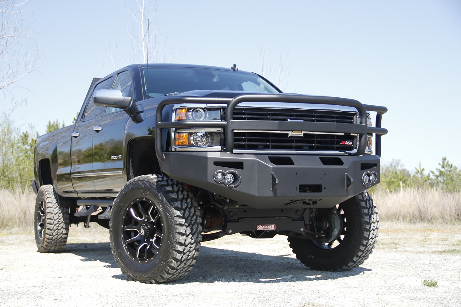 Fab Fours CH14-A3050-B - Premium Heavy Duty Winch Front Bumper Fab Fours CH14-A3050-B - Premium Heavy Duty Winch Front Bumper