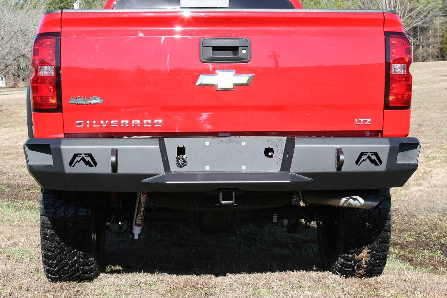 Fab Fours CS07-W1850-B - Heavy Duty Rear Bumper