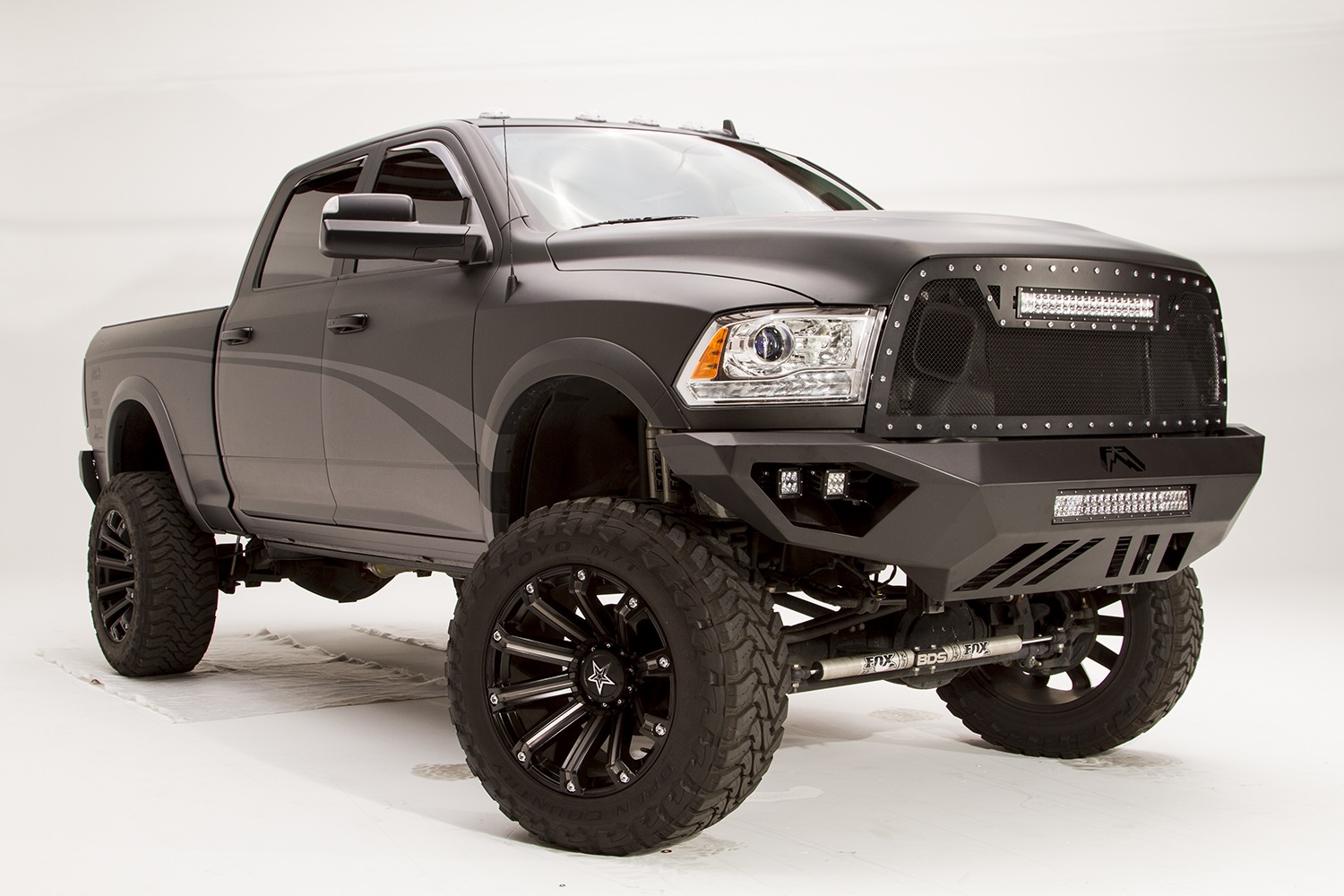 Fab Fours DR10-V2951-B - Vengeance Front Bumper