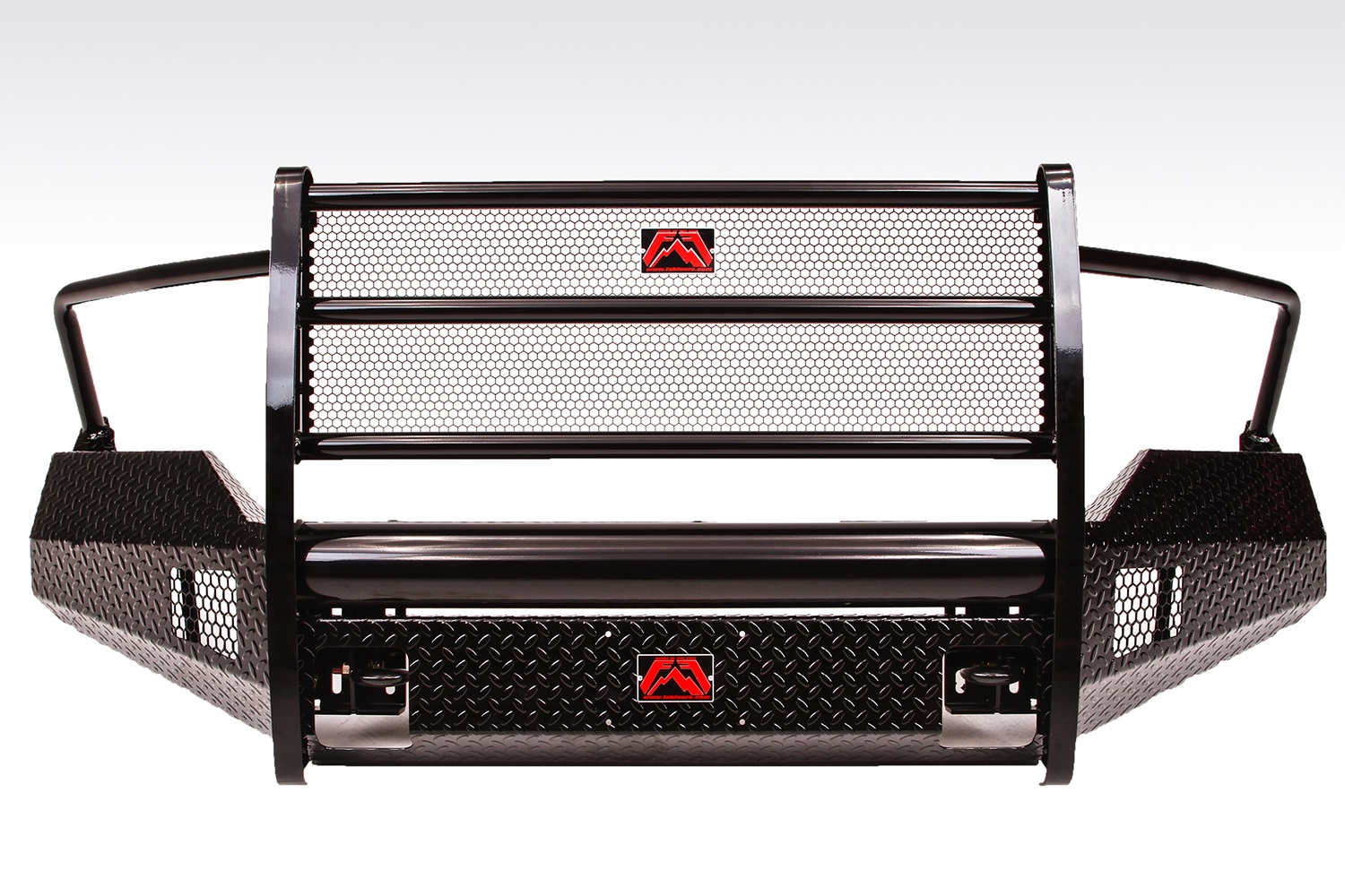 Fab Fours DR13-K2960-1 - Black Steel Front Bumper Fab Fours DR13-K2960-1 - Black Steel Front Bumper