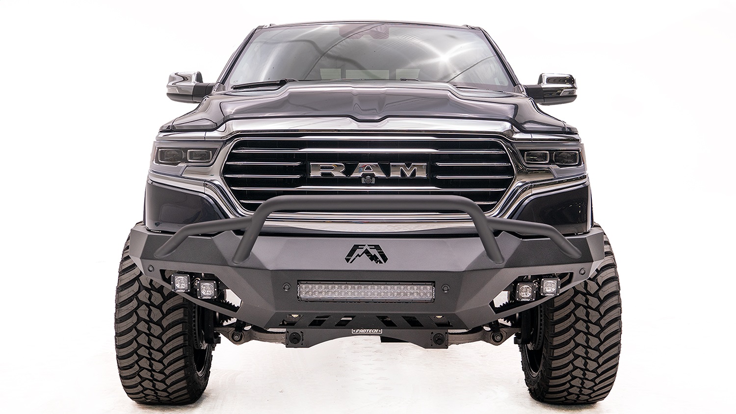 Fab Fours DR19-D4252-B - Vengeance Front Bumper