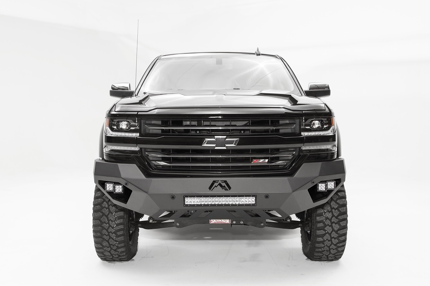Fab Fours CS16-D3851-B - Vengeance Front Bumper