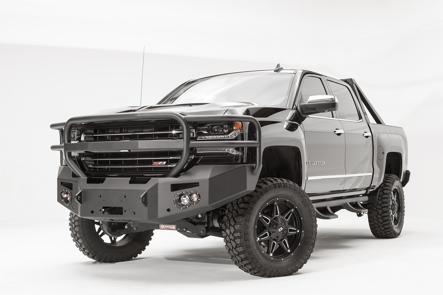 Fab Fours CS16-F3850-B - Premium Winch Front Bumper Fab Fours CS16-F3850-B - Premium Winch Front Bumper