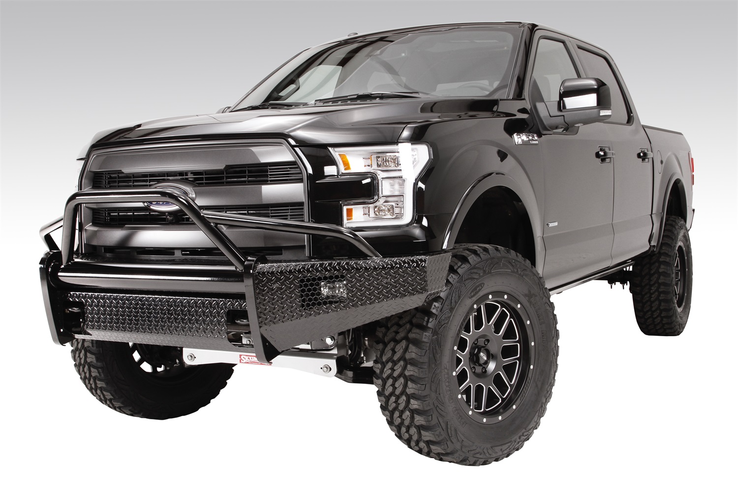 Fab Fours FF09-K1962-1 - Black Steel Front Ranch Bumper Fab Fours FF09-K1962-1 - Black Steel Front Ranch Bumper