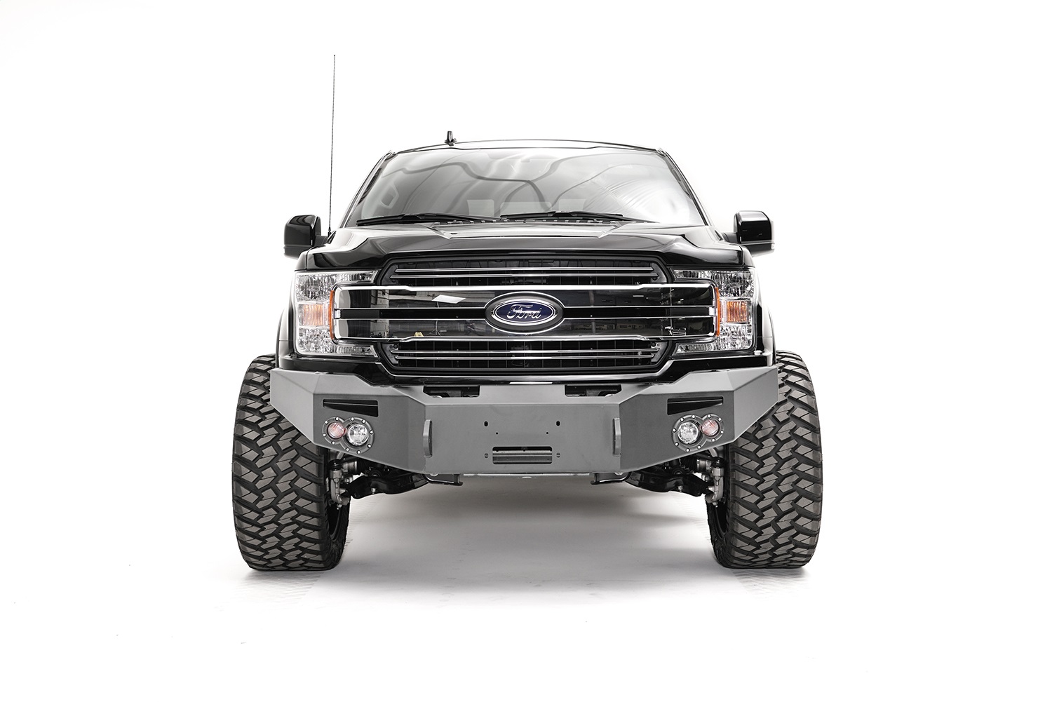 Fab Fours FF18-H4551-B - Premium Winch Front Bumper Fab Fours FF18-H4551-B - Premium Winch Front Bumper